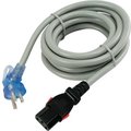 Conntek Conntek 27213-5, 10', 13-Amp, Locking Hospital Cord, 5-15P 5.0' Clock Angle to IEC 320 C13 27213-5